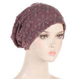Women Men Sleeping Hat Baggy Beanie Satin Lined Night Unisex Sleep Cap Hair Care Bonnet Hair Loss Nightcap Pullover Hat Headwear