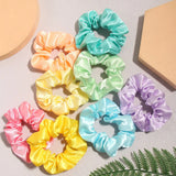 2155Pcs Girls Colorful Hair Bands Set Nylon Elastic Rubber Band Satin Scrunchies Children Ponytail Holder Kids Hair Accessories