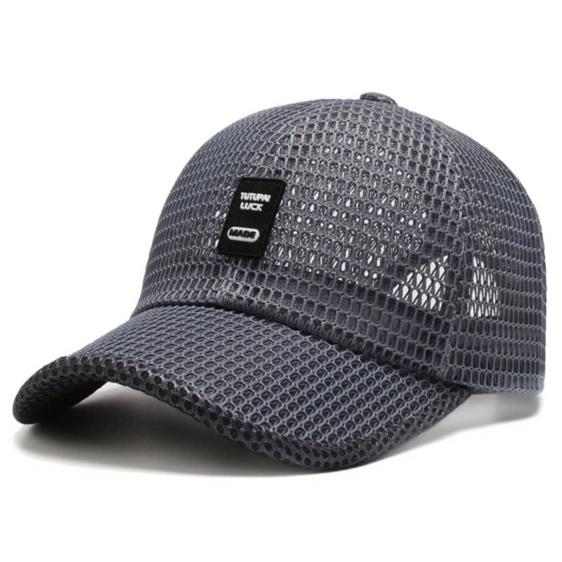 2023 Men's Mesh Baseball Cap Breathable Summer Caps Dad Hat Outdoor Fishing Hats Bone Gorras Snapback Trucker Cap Women hat