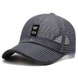 2023 Men's Mesh Baseball Cap Breathable Summer Caps Dad Hat Outdoor Fishing Hats Bone Gorras Snapback Trucker Cap Women hat