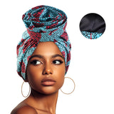 African Printed Satin-lined Turban Hat Women Fashion Dished Flower Hat All Kinds Of Popular Multifunction Wrap Head Ethnic Caps