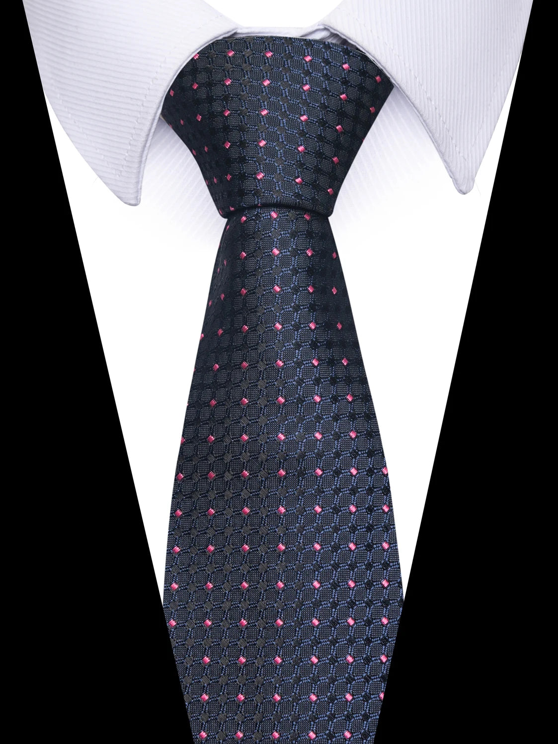100% Silk Brand Purple Tie Men Necktie High Quality Mix Colors Silk 7.5 cm Gravatas Accessories Wedding April Fool's Day