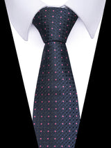 100% Silk Brand Purple Tie Men Necktie High Quality Mix Colors Silk 7.5 cm Gravatas Accessories Wedding April Fool's Day