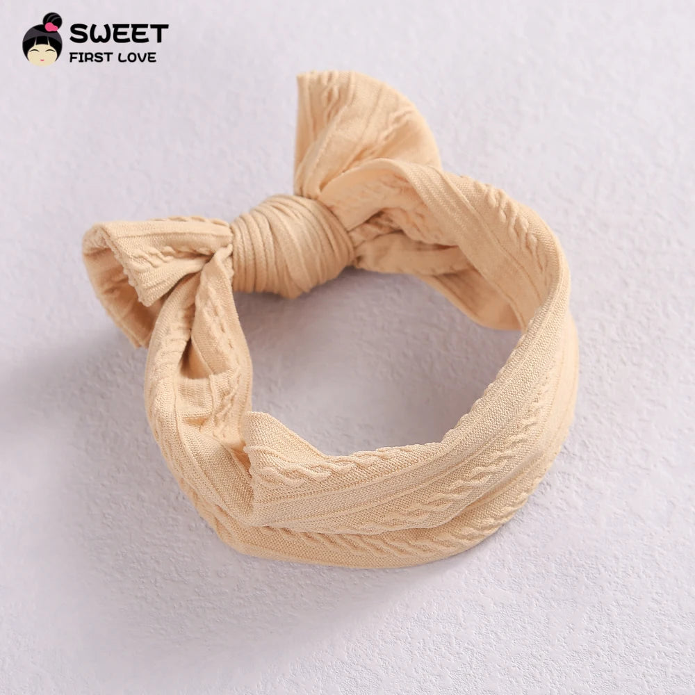 3Pcs/Set Cute Bowknot Baby Headband Turban Soft Elastic Baby Girls Hairband Newborn Hair Band Headdress Kids Hair Accessories