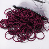 50PCS Macaron Rubber Band Hairband Headband High Elastic Durable Hair Ring Tied High Ponytail Women's Kids Hair Headwear