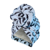 New African Turban for Women Large Flower Stretch Turban Headwrap Beanie Hat Ladies Turbante Mujer Bandanas Chemo Cap Head Cover