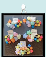 New Girls Colorful Wigs Ponytail Headbands Rubber Bands Beauty Hair Bands Headwear Kids Hair Accessories Head Band Hair Ornament