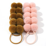 10Pcs/lot Grosgrain Ribbon Pigtail Hair Bows Elastic Hair Ties Hair Bands Holders Girls Baby Hair Accessories for Baby Infants