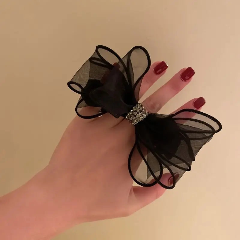 Elegant diamond bow headband | High elastic headband hair accessories | Fashion casual fashion accessories, ideal gift for girls