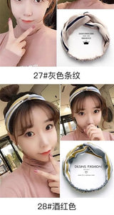 Cross elastic headband chiffon silk headband ladies headband hair accessory sports face wash