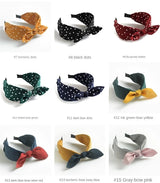 Women Hairbands Wide Female boho ties headband accessories Bow Hair Hoops Headwear Floral Hair Accessories Girl Head Band Lady