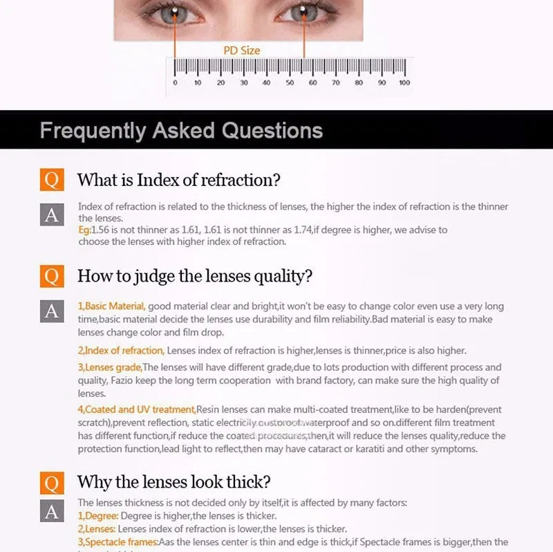 1.56 Bifocal Optical Eyeglasses Lenses for Reading and Far Vision Prescription Lenses Spectacles glasses lens for women and men