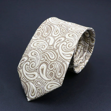 New Design Wedding Men Tie Grey Brown Green Paisley Flower Neckties Men Business Dropshipping Groom Collar Accessories Gift