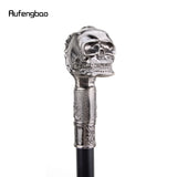 Skull Head Big Tooth Steampunk Walking Stick with Hidden Plate Self Defense Fashion Cane Plate Cosplay Crosier Stick 93cm
