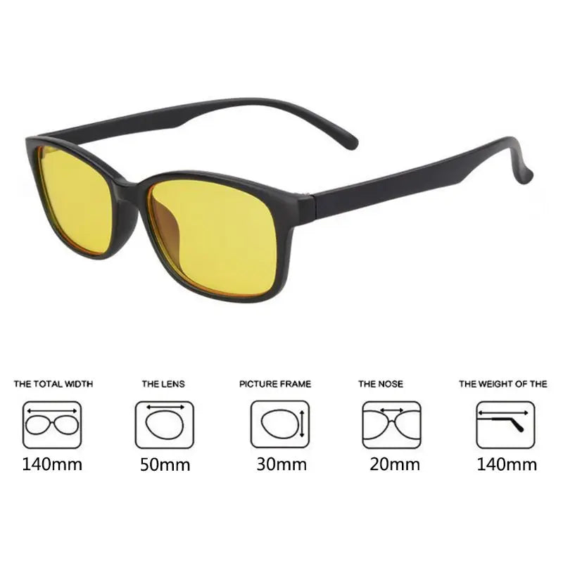 for Creative Blue Light Blocking Glasses Computer Gaming Eyewear UV Blocker Relax Tired Eyes Practical Anti-Glare Eyegla