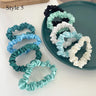 10pcs/pack Solid Color Elastics Hair Ties For Women Thick Hair Soft No Hurt Hair Ponytail Holder Hair Rope Hair Accessories Hot