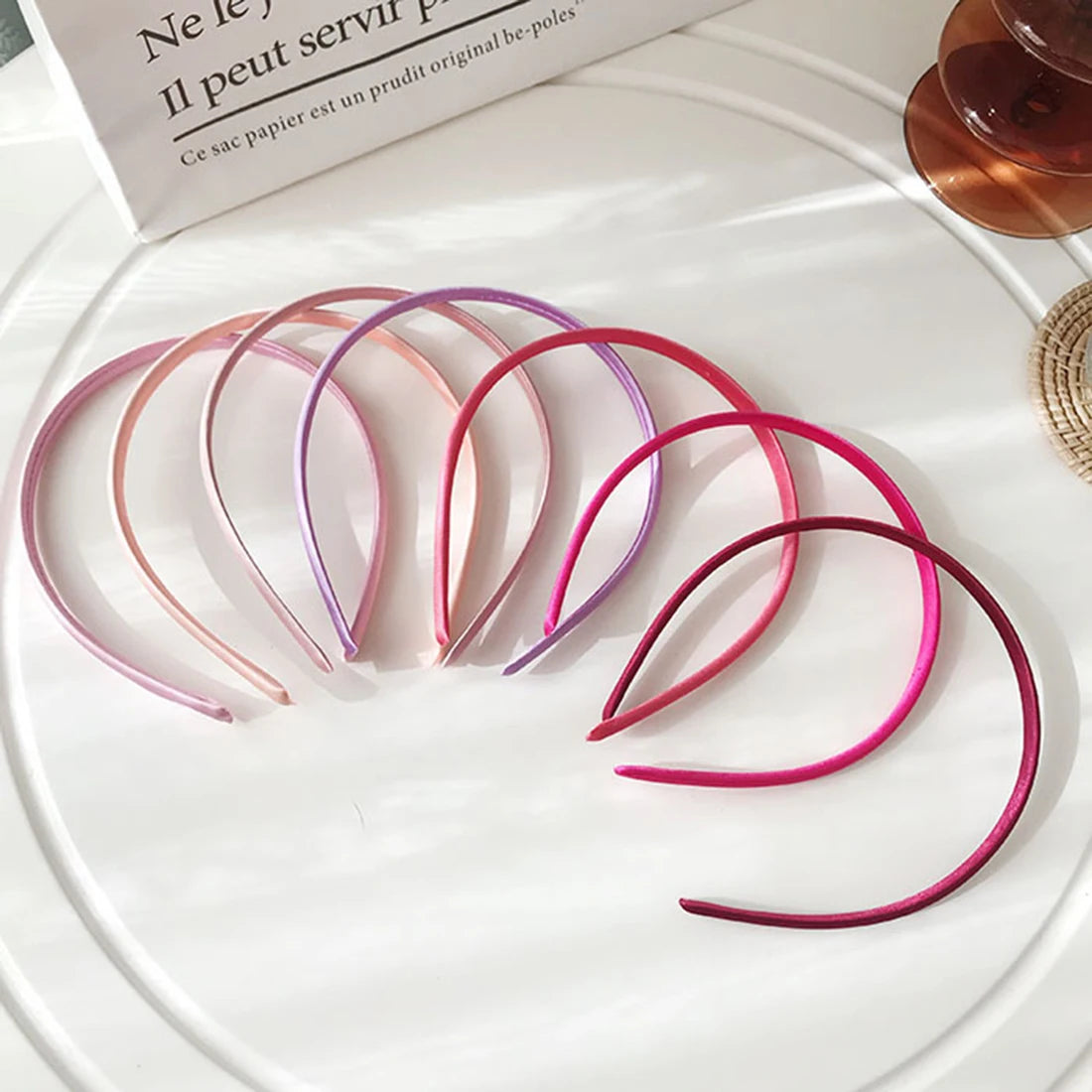 Red Blue Hair Bands Headband For Girls Women Children Hair Band Solid Color Elastic Hair Hoop Band Headpiece Hair Accessories