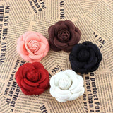 i-Remiel High-end Korean Fashion New Fabric Flower Bow Brooch Cardigan Silk Scarves Buckle Pin for Women's Clothing Accessories