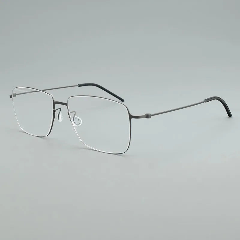 pure Titanium Glasses Frame for Men women 5508 Vintage square Myopia Prescription Eyeglasses Frames 2024 Optical Korean Eyewear
