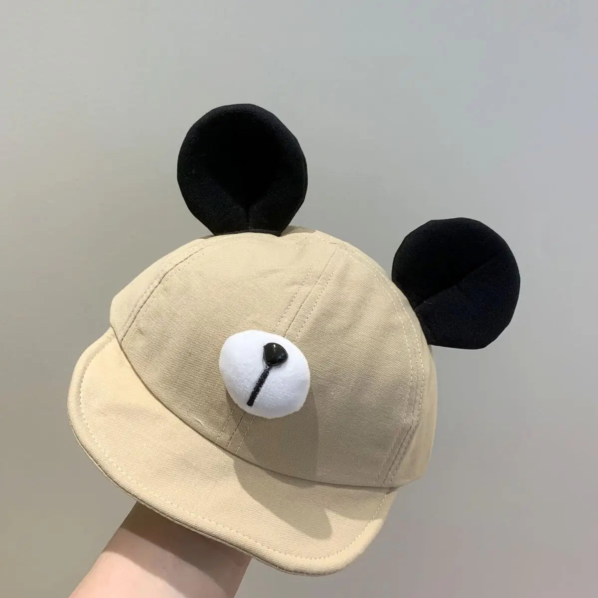 Cute Bear Ear Baby Hat Kids Boy Girl Soft Cotton Peaked Bonnet Caps Children Cartoon Casual Sun Visor Hats