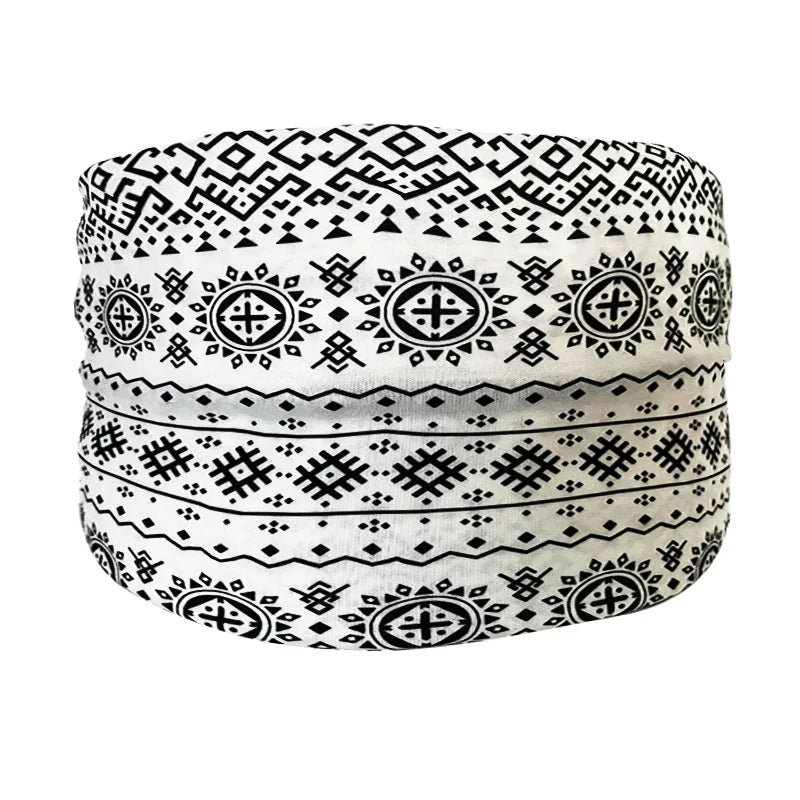 Boho Headbands For Women Fashion Wide Headscarf Bohemian Yoga  Workout Head Bands Hair Accessories Band