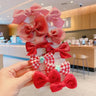 10 Pcs/Set New Baby Girl Cute Colors Flower Hair Bands Ponytail Holder Chilren Soft Scrunchies Rubber Kids Hair Accessories