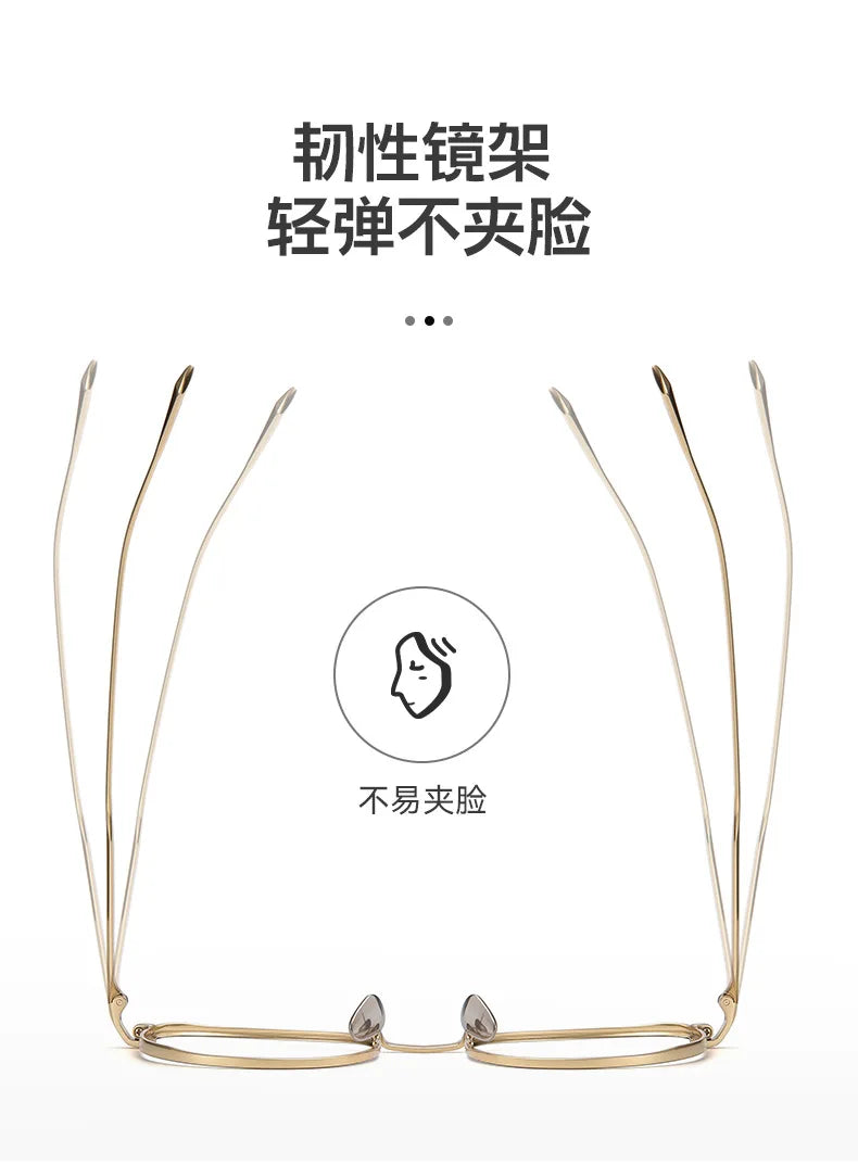 2025 Fashion Eyewear Retro Pure Titanium Round Glasses Comfortable Optical Prescription Eyeglasses Frame Men Women Brand Desgin