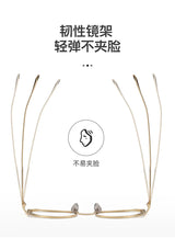 2025 Fashion Eyewear Retro Pure Titanium Round Glasses Comfortable Optical Prescription Eyeglasses Frame Men Women Brand Desgin
