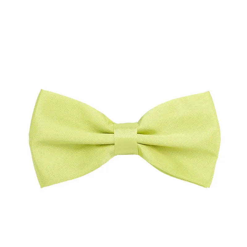 Men Bowties Classic Satin Bowtie Hot Sale Gentleman Necktie For Wedding Party Adjustable Solid Colorful Men Bow Ties Neck Cravat