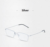 Pure Titanium Glasses Frame Men Women Eyewear Frames Eyeglassess Square Business Classic Design Screwless Denmark Brand