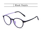 Ultralight Fashion Retro Round Glasses Frames Women TR90 Titanium Optical Prescription Men's Eyeglasses Frame H3050