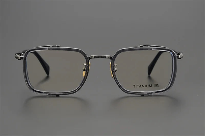 Exquisite Titanium Handmade Glasses Frame Mens Women Retro Square Spectacle Frames Eyeglasses Japanese Design Oval Round Eyewear