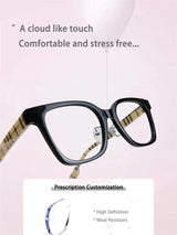 2025 New Fashion Blue Light Blocking Glasses For Man and Women's Glasses Big Square Size High Quality Retro Glasses Frame