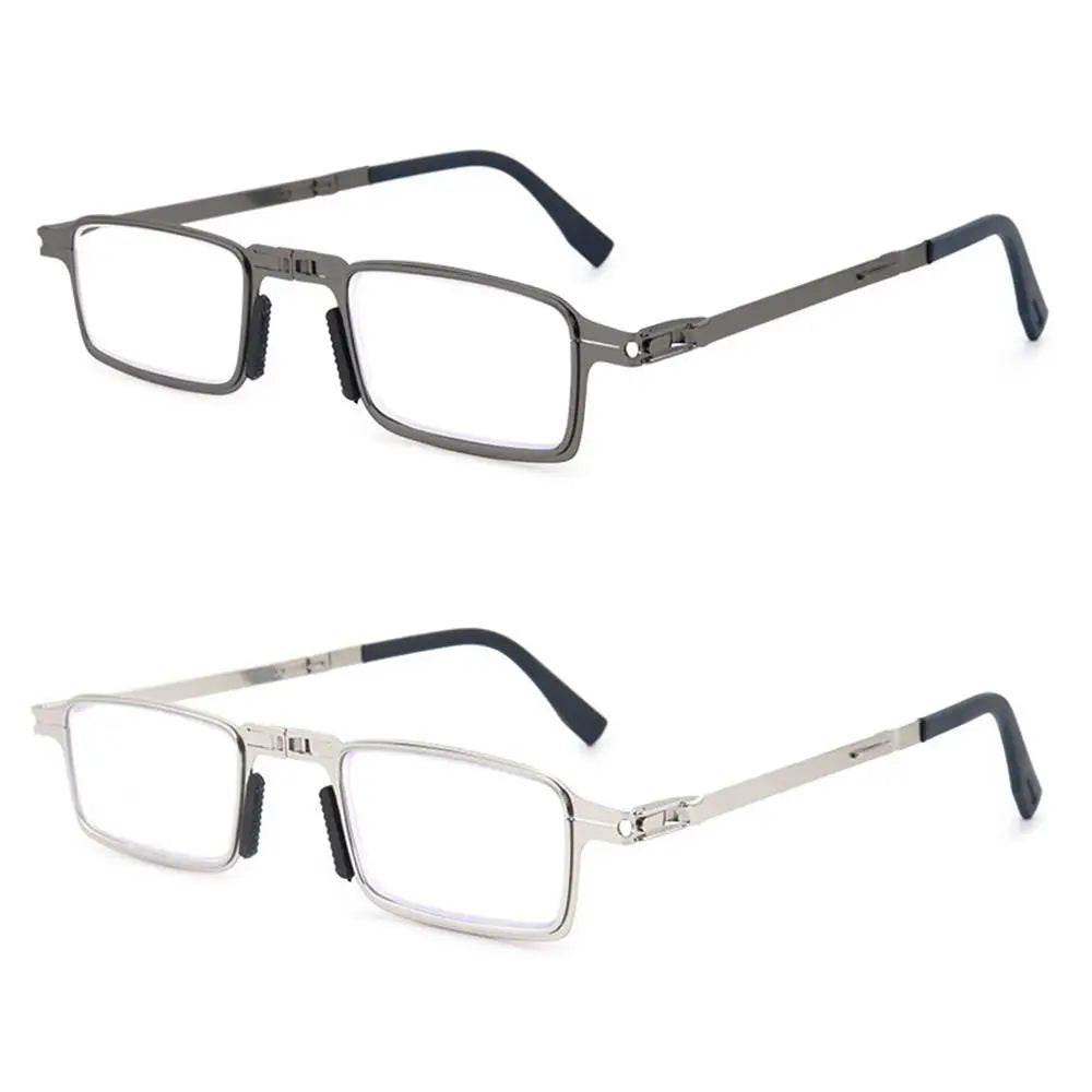 Blue Ray Blocking Anti-Blue Light Reading Glasses Portable With Glasses Bag Hyperopia Glasses Eye Protection Folding