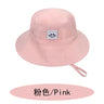 SMILE Baby Sunhat Summer Spring Kids Bucket Hat For Girls Boys Children Big Visor Cotton Sun Cap Beach Travel Panama Hats Caps