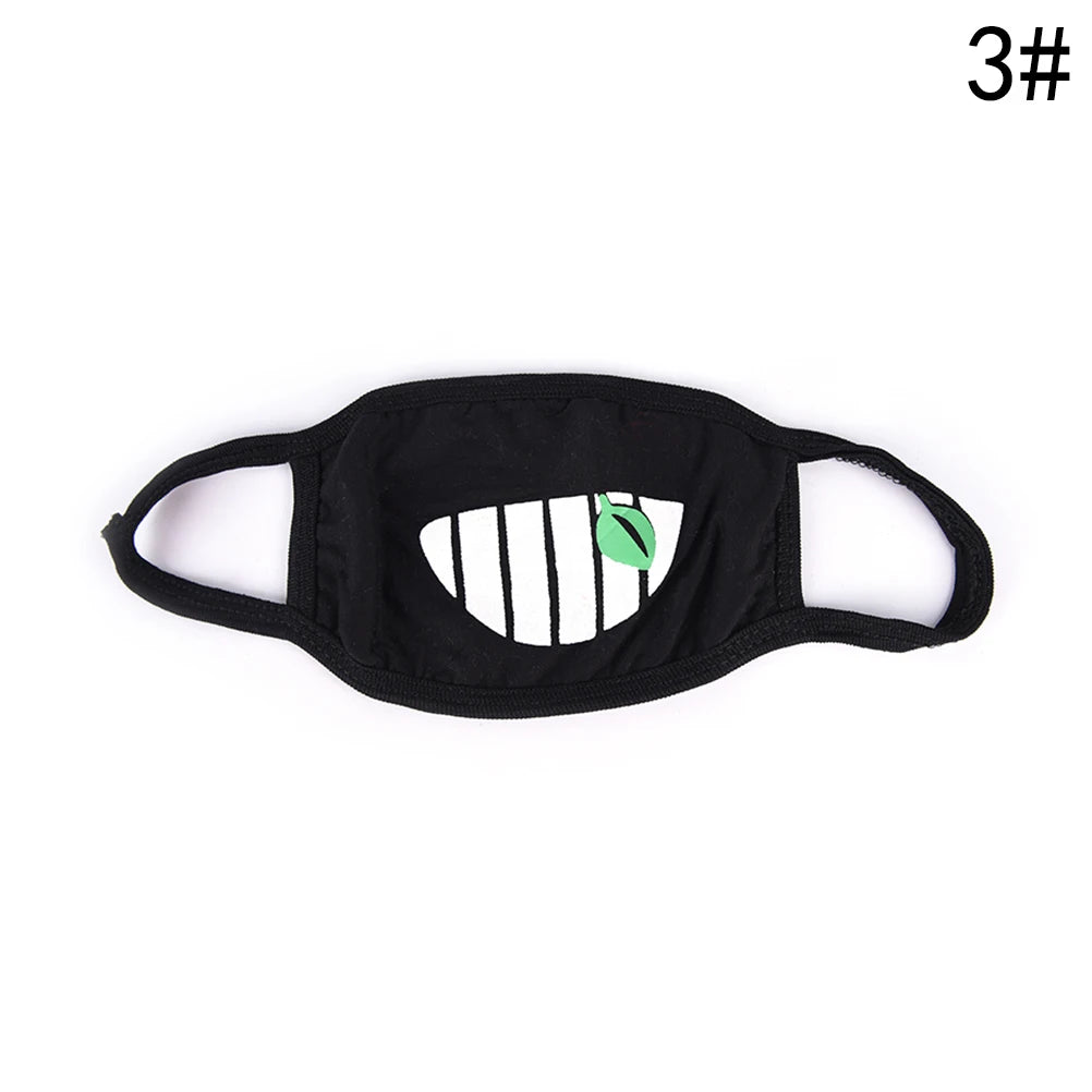 1pc Mouth Face Mask Unisex Cotton Dustproof Mouth Face Mask Anime Cartoon Bear Women Men Muffle Face Mouth Party Masks