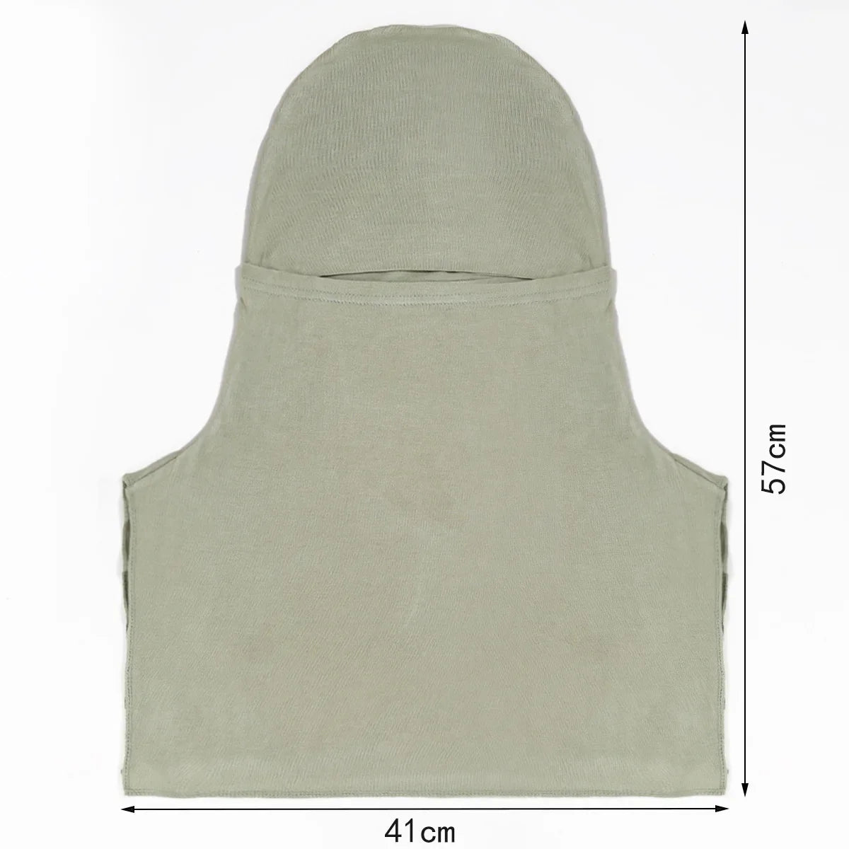 Abaya For Muslim Modal Cotton Face Mask Solid Colour Comfort Women's Pullover Hat Split Cover Hood Turban Scarf Shawl  Abaya