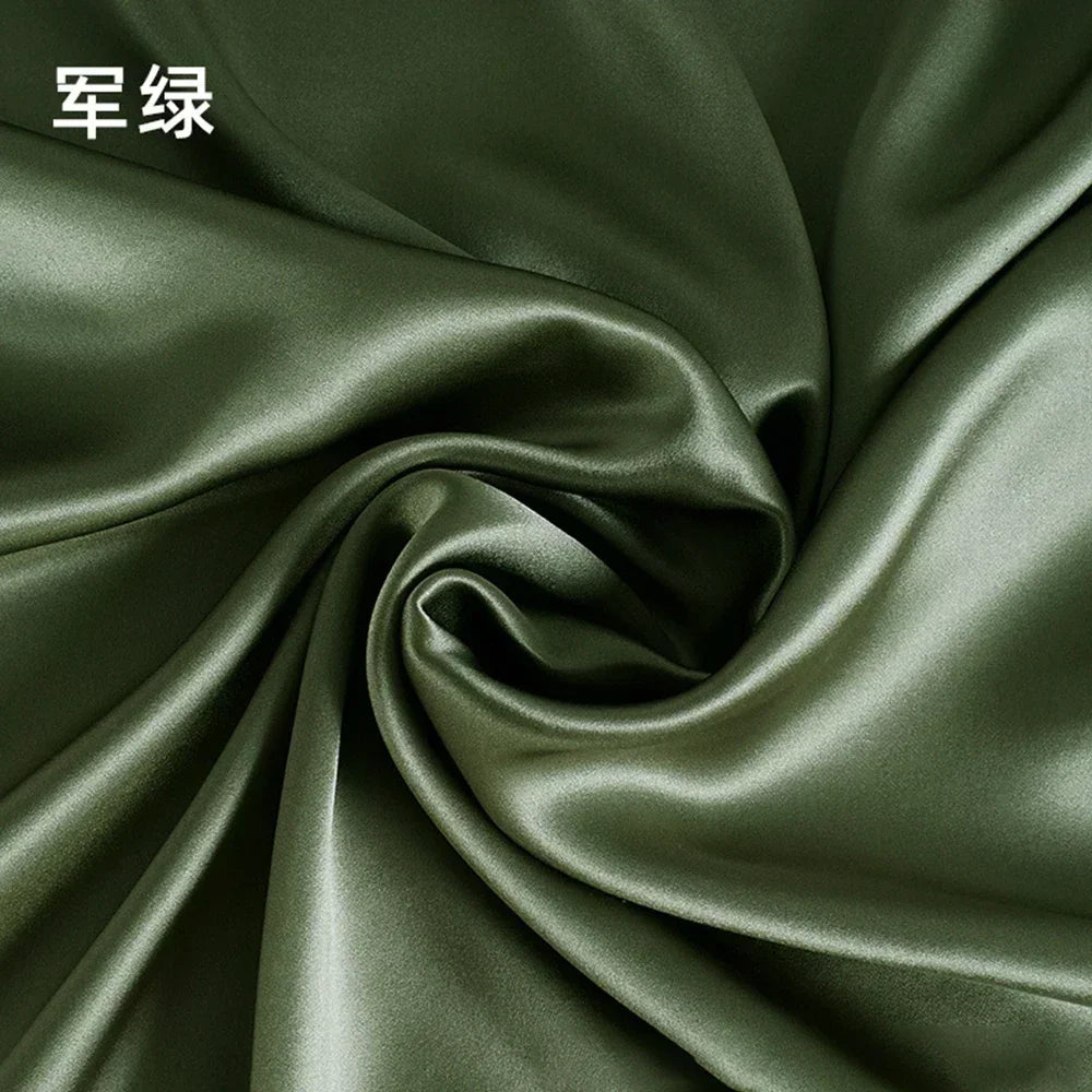 19 Momme Width 114cm 100% Pure Natural Mulberry Silk Fabric Make Clothing/Pillowcase/Eye Mask/Nightcap/Bedding/Pajamas Fabric