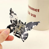Retro Butterfly Hair Clips Back Of The Head Hair Claws Sweet Coiled Hairpin Women Lady Girl Headwear Hair Styling Tools