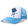 Astro Bot Kids Vintage Mesh Baseball Cap Adult Sun Hat Adjustable Breathable Sun Caps Summer Parents-child Hats Birthday Gifts