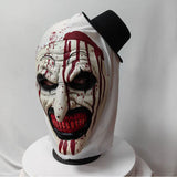 Terrifierr Cosplay Costume Female/Male Horror Carnival Party Skin-Tight Black White Killer Clowns Jumpsuit for Halloween Costume
