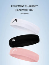 HEAD Tennis Hairbands Men and Women Sports Headbands Fitness Sweatband Badminton Yoga Basketball Running Fashion Sweat Headband
