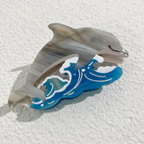 Creative Funny Acetate Tortoise Sturgeon Fish Shark Hairpin Oversize Marine Animal Barrettes Thick Hair Clip Claw Accessories