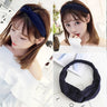 Cross elastic headband chiffon silk headband ladies headband hair accessory sports face wash