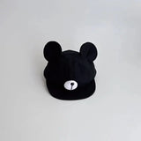 Cute Bear Ear Baby Hat Kids Boy Girl Soft Cotton Peaked Bonnet Caps Children Cartoon Casual Sun Visor Hats
