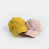 Cartoon Dinosaur Embroidery Baby Cap Summer Kids Baseball Cap Outdoor Adjustable Infant Boy Girls Sun Hats