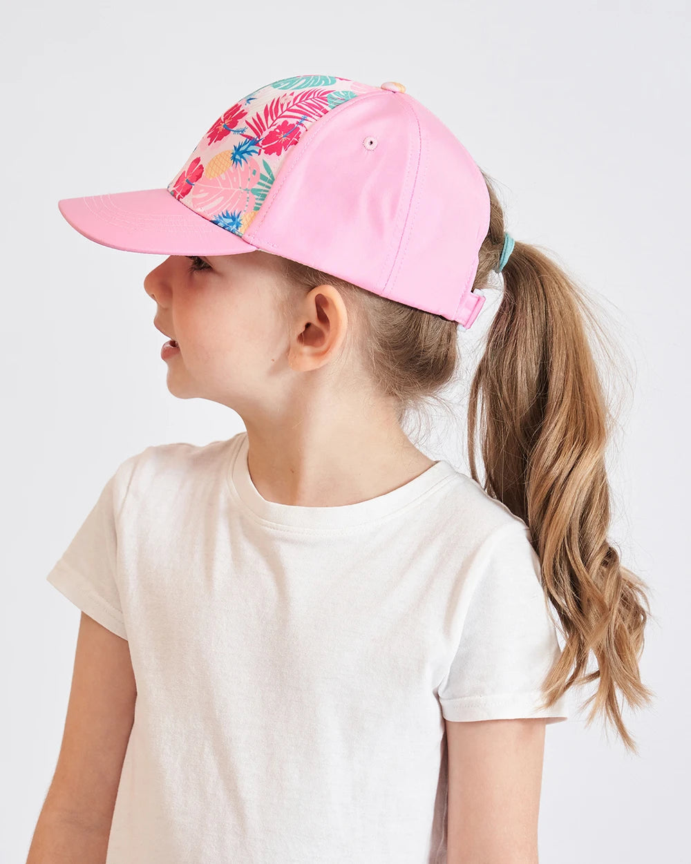 Fashion High Ponytail Kids Boy Hat Sun Hats Baseball Caps Adjustable Solid Color Print Travel Caps Baby Children Peaked Caps Hat