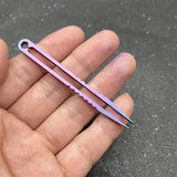 Titanium TC4 Clip Tweezers Pick Up Clamping EDC Multipurpose Gadget Professional Camp Outdoor Pocket Maintenance Tool 6 Colors
