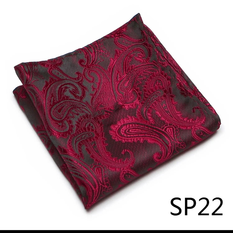 High Grade 2023 New Style Hot sale Silk Handkerchief Black Suit Accessories Solid Men Abraham Lincoln's birthday Pocket Square