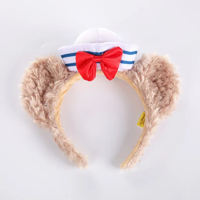 Mickey Minnie Ears Headband Cartoon Animal Plush EARS COSTUME Hallowmas Headband Cosplay Plush Gift Doll Girls Party Hair band